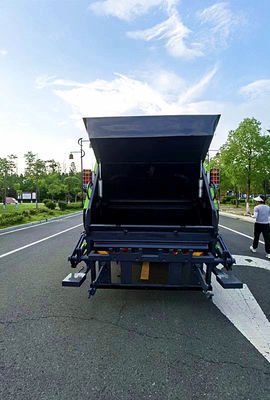 ISUZU Şasi 10m3 Kompaktör Çöp Kamyonu Çöp Kutusu Toplama Çöp Kamyonu 8 ton