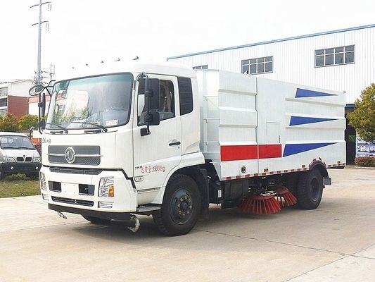 210hp 12cbm yol süpürge kamyonu, küçük sokak temizleme kamyonu Euro 2 4x2