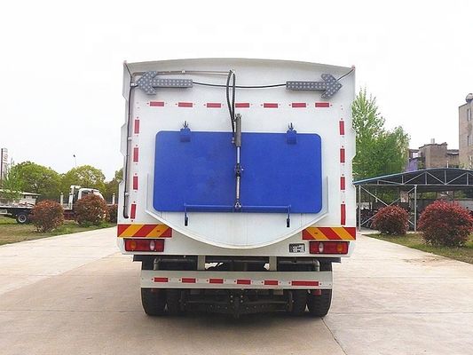 210hp 12cbm yol süpürge kamyonu, küçük sokak temizleme kamyonu Euro 2 4x2