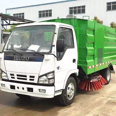ISUZU 6cbm yol süpürge kamyonu, kamyona monte edilmiş yol süpürgesi EURO 5 4x2