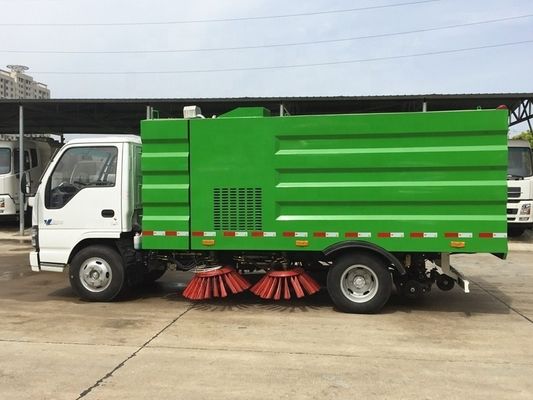 ISUZU 6cbm yol süpürge kamyonu, kamyona monte edilmiş yol süpürgesi EURO 5 4x2