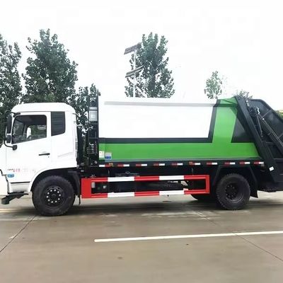 Çinli Dongfeng 12m3 Kompaktör Çöp Kamyonu Çöp Çöpeçeni Kamyon 4x2