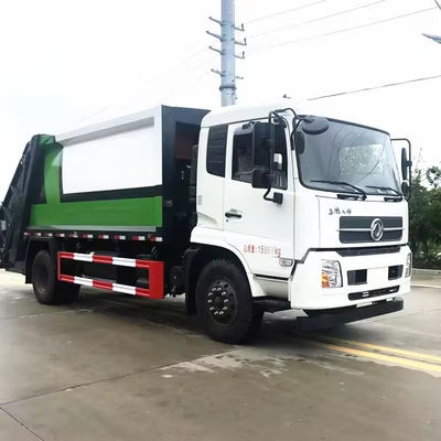 Çinli Dongfeng 12m3 Kompaktör Çöp Kamyonu Çöp Çöpeçeni Kamyon 4x2
