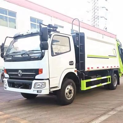 Dongfeng 8m3 çöp sıkıştırıcı kamyon çöp kutusu toplama çöp kamyonu