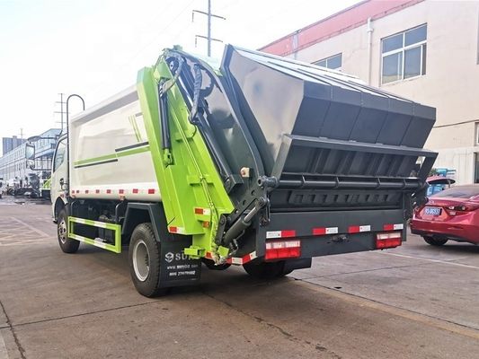Dongfeng 8m3 çöp sıkıştırıcı kamyon çöp kutusu toplama çöp kamyonu