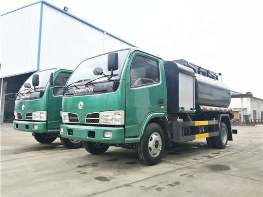 Çin DONGFENG 5cbm Yakıt Tankeri Kamyon Küçük Petrol Depolama Kamyonu 4X2
