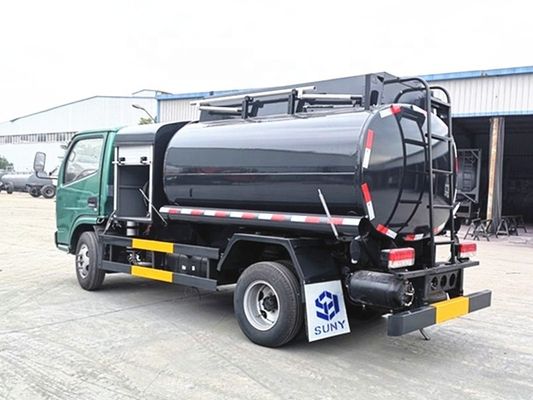 Çin DONGFENG 5cbm Yakıt Tankeri Kamyon Küçük Petrol Depolama Kamyonu 4X2