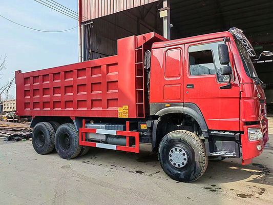 Sinotruck HOWO Çöp Kamyonu 6X4 stokta 380hp 25 CBM Tipper Kamyonu 40 Ton fabrika fiyatıyla