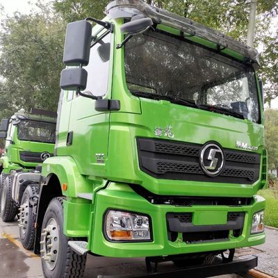 Sol direksiyon Shacman X3000 traktör kamyonu, çift sıra koltuk ağır kamyon başı