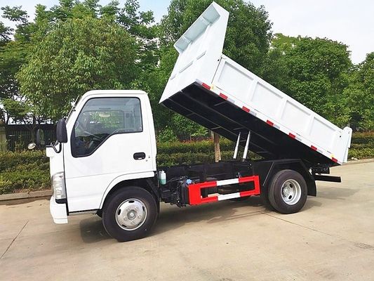 ISUZU Şasi Küçük Çöp Kamyonu 5Ton 6Ton Mini Tipper Kamyonu 4X2 Kargo Kamyonu Fabrika fiyatıyla Hafif