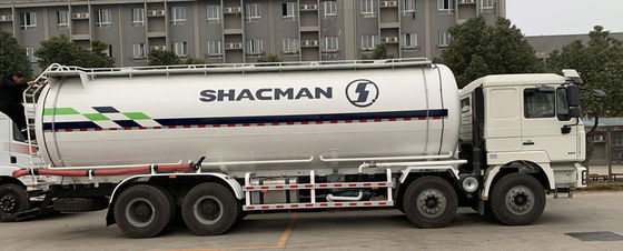 Shaanxi Shacman Özel amaçlı kamyonlar Kuru toplu sement taşıma kamyonu 8 hız