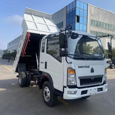 Sinotruck HOWO 5 tonluk 4x2 hafif kamyon, küçük tipper kamyon sol el direksiyonu