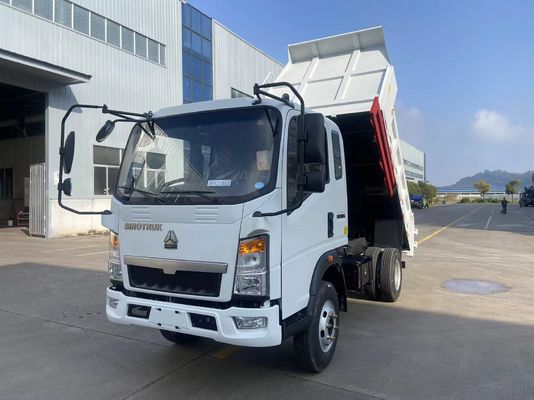 Sinotruck HOWO 5 tonluk 4x2 hafif kamyon, küçük tipper kamyon sol el direksiyonu