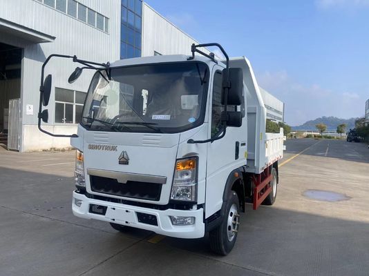 Sinotruck HOWO 5 tonluk 4x2 hafif kamyon, küçük tipper kamyon sol el direksiyonu