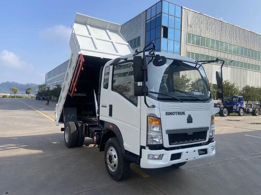 Sinotruck HOWO 5 tonluk 4x2 hafif kamyon, küçük tipper kamyon sol el direksiyonu