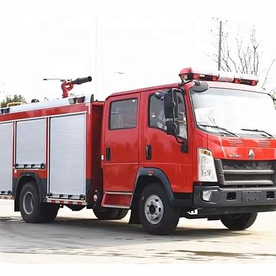 SINOTRUK HOWO 5cbm 12cbm yangın söndürme kamyonu acil yangın su kamyonu