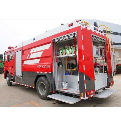 Shaanxi Shacman Özel amaçlı kamyonlar Yangın söndürme küçük itfaiye kamyonu 6x4