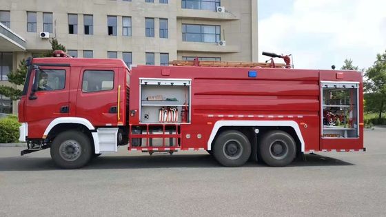Shaanxi Shacman Özel amaçlı kamyonlar Yangın söndürme küçük itfaiye kamyonu 6x4