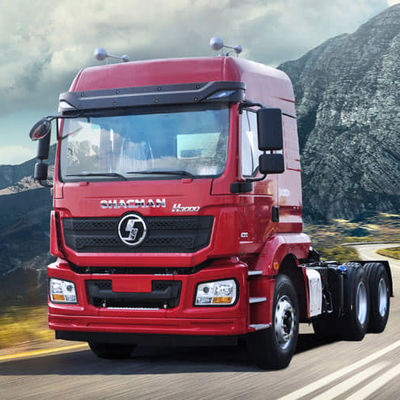 Shacman 8 Tekerlek Lastik 400hp 60 Ton çekici kamyon baş traktör römork sağ direksiyon