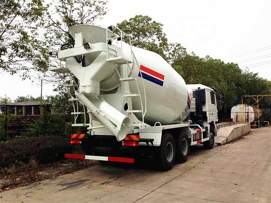 Shacman Mobil Beton Karıştırıcı Kamyon Weichai Motoru ile Beton Karıştırıcı Kamyon