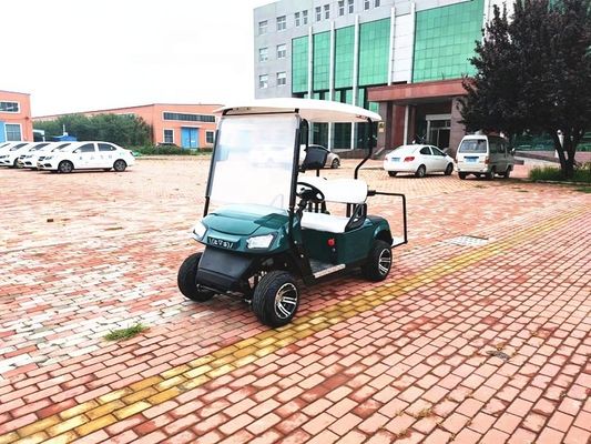 Elektrikli 4 Koltuklu Golf Kulübü Arabaları Golf Arabaları 30km/h Pille Yürütülen Sokak Yasal
