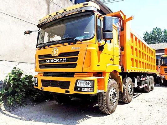 10 tekerlekli Shacman CNG Dump Truck 6X4 8X4 Tipper Truck Uzbekistan Pazarı için