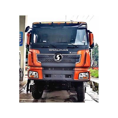 Shaanxi Shacman Çöp Kamyonu X3000 6X6 El şanzımanlı ağır yüklü kıvrım kamyonu