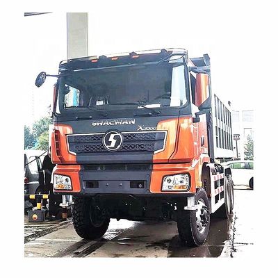 Shaanxi Shacman Çöp Kamyonu X3000 6X6 El şanzımanlı ağır yüklü kıvrım kamyonu