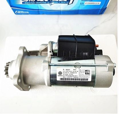 Shacman Kamyon Dizel Weichai Motoru Starter Motoru WD12 WP12/ 612600091078/612600091076