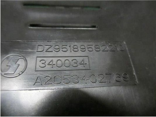 Çin Shacman Ağır Kamyon yedek parçaları F3000 Tablo DZ95189582210 Kamyon aksesuarları