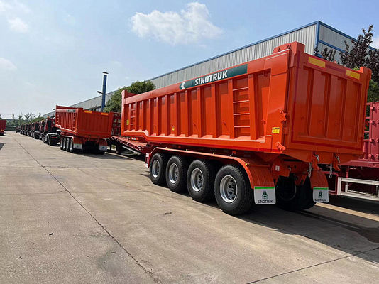 Weichai Motoru Özelleştirilebilir Konteyner ve Düz Çekiciler Çöp Kamyon Yarım Rel