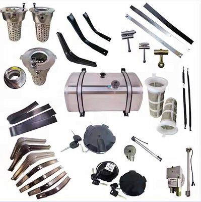 Shacman Kamyon Parçaları Yakıt Tankı Montajı DZ91189550380/DZ91189553110 Delong Kamyon F2000/F3000/X30000 için 380L/300L ile